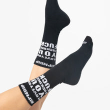 Cargar imagen en el visor de la galería, RIPNDIP ILY FUCKIN FUCK SOCKS (BLACK)