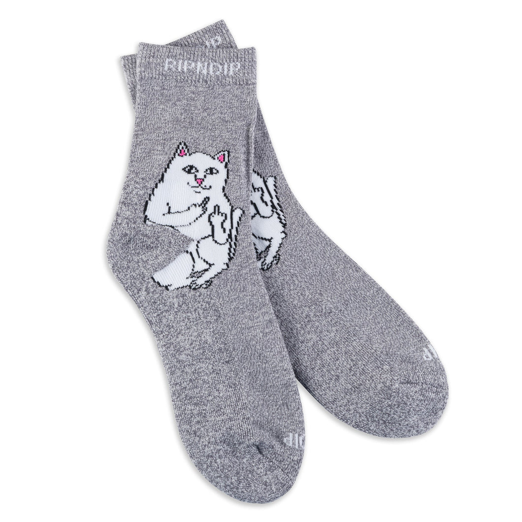 RIPNDIP LORD NERMAL MID SOCKS (CHARCOAL HEATHER).