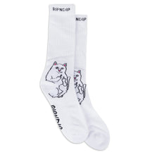 Cargar imagen en el visor de la galería, RIPNDIP LORD NERMAL SOCKS WHITE