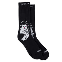 Cargar imagen en el visor de la galería, RIPNDIP LORD SMOKEY SOCKS (BLACK)