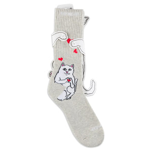 RIPNDIP NERMAL LOVES SOCKS (ASH HEATHER)