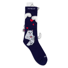 Cargar imagen en el visor de la galería, RIPNDIP NERMAL LOVES SOCKS (NAVY)