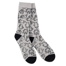 Cargar imagen en el visor de la galería, RIPNDIP NERMIE BUDDIES SOCKS (HEATHER GREY)