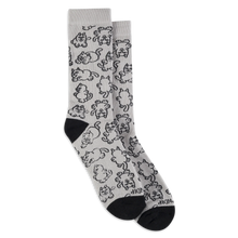 Cargar imagen en el visor de la galería, RIPNDIP NERMIE BUDDIES SOCKS (HEATHER GREY)