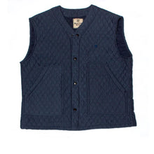 Cargar imagen en el visor de la galería, TRECE QUILTED VEST INDIGO