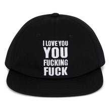 Cargar imagen en el visor de la galería, RIPNDIP ILY FUCKIN FUCK STRAPBACK (BLACK)