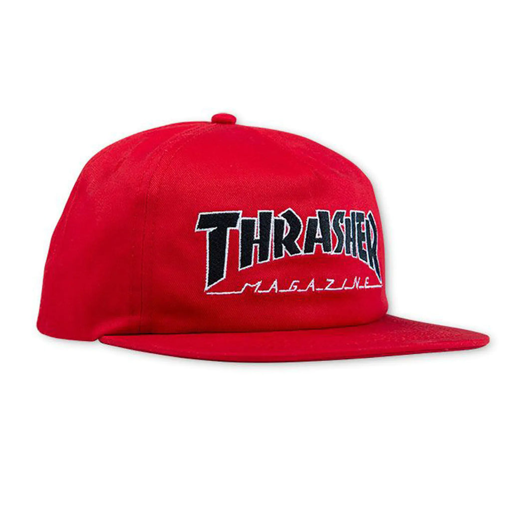 THRASHER OUTLINED RED